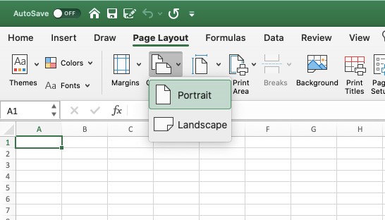 where is print preview in excel for mac